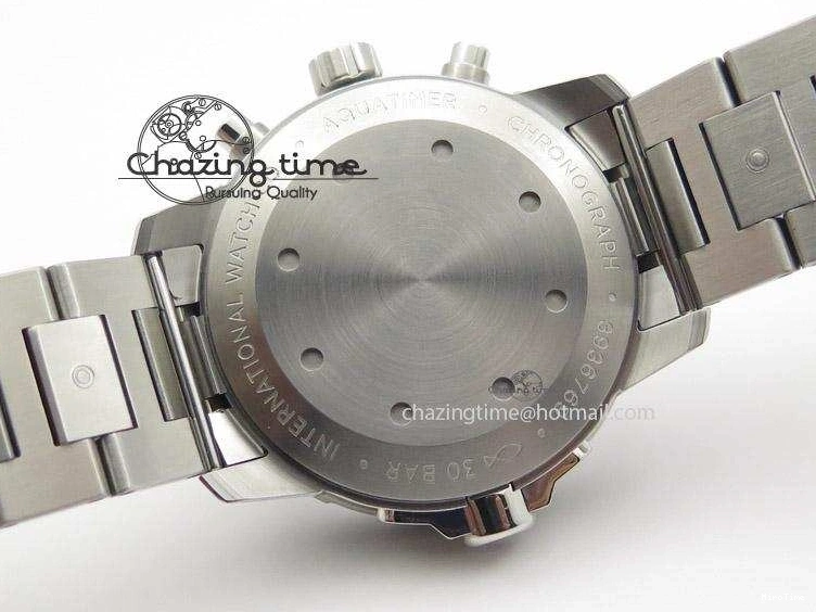 MIROTIME 1228 Versatile Aquatimer Chrono IW376803 V6F 1:1 Best Edition White Dial On SS Bracelet A 7359